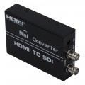 HDMI to SDI Converter,HDMI to 3G SDI Display 1080p, HDMI+HDMI Switcher to SDI+SDI Splitter 2 HDMI Ports Input 2 SDI Ports Output
