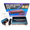 Аудио декодер / конвертер звука с HDMI сигнала на 5.1 + HDMI преобразователь на 6 RCA / 3.5мм мини джек