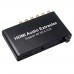 Аудио декодер / конвертер звука с HDMI сигнала на 5.1 + HDMI преобразователь на 6 RCA / 3.5мм мини джек