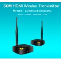 HDMI WiFi удлинитель передатчик и приемник видео аудио HDMI сигнала по беспроводной сети Wi-Fi до 50 метров ( Wireless Extender AY88 )
