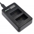 Для Sony NP-FW50 - Двойное USB цифровое аккумуляторное зарядное устройство 