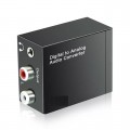 Аудио конвертер декодер звука из цифрового оптического Toslink S/PDIF оптического в аналоговый 2.0 стерео ЦАП (PC-1)
