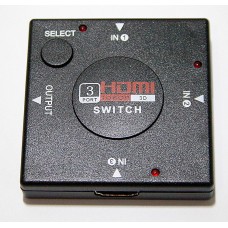 3-х портовий HDMI-перемикач, перемикач HDMI, Splitter HDMI для HDTV, підтримка 1080P відео