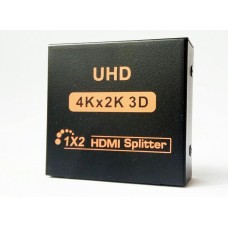 HDMI розгалужувач спліттер 1 х 2 2K 4K 1080P splitter HDMI 1 на 2 вихідні порти екрану