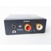 ЦАП цифро аналоговий аудіо конвертер декодер перетворювач звуку з оптичного коаксіального S/PDIF Toslink digital у 2.0 стерео 3.5 джек AUX analog (AY57A EU Plug)