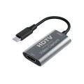 HDMI в Type-C USB 3.0 зовнішня відео карта відеозахоплення для ноутбука ПК, адаптер оцифровка ХДМІ в ЮСБ (HDMI Video Capture Type-C USB 3.0)