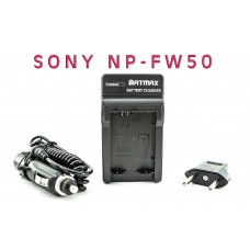 Зарядний пристрій для акумуляторів Sony NP-FW50 - Alpha 7 7R 7R II 7S a7R a7S a7R II a5000 a5100 a6000 NEX-5T