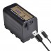 Акумулятор батарея DuraPro з USB зарядкою для SONY NP-F960 / NP-F970 для відео світла