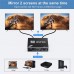 HDMI 1 на 2 порти спліттер 4k/60hz/1080P активний 1x2 розгалужувач HDMI2.0 Splitter з підтримкою Scaler EDID 2.2 (WAZ-F12)